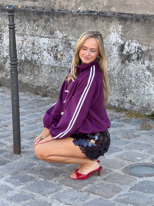 Bibi Track Vest Berry