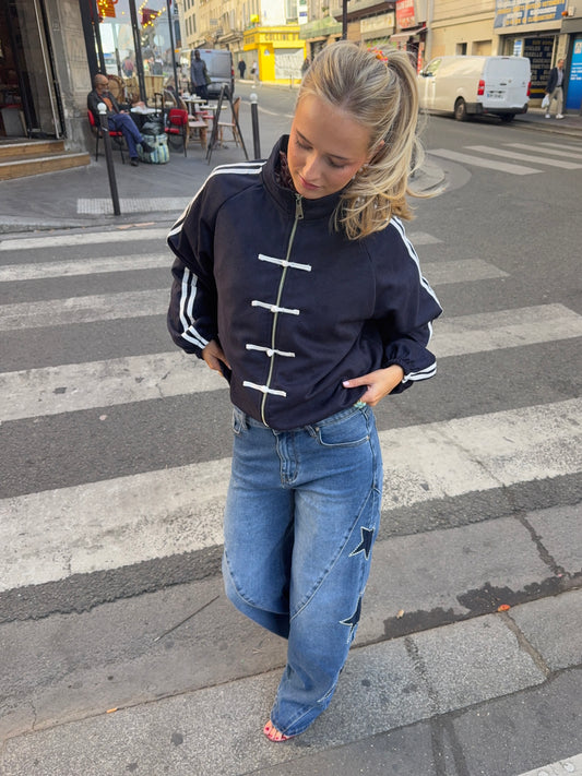 Bibi Track Vest Navy