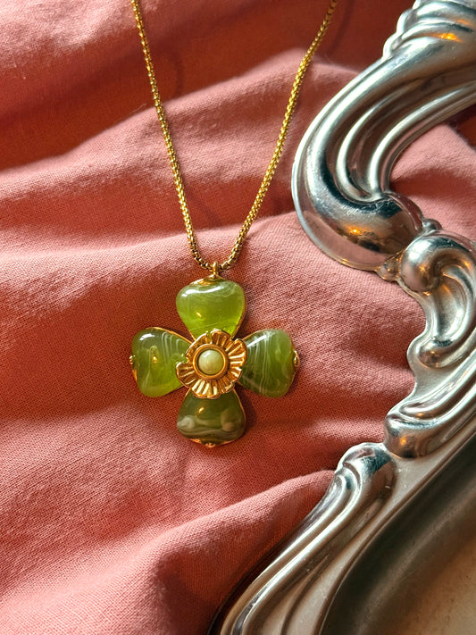 Lucky Livia Necklace Green